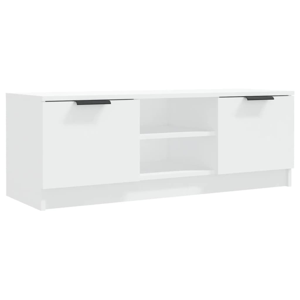 vidaXL TV-Schrank Weiß 102x35x36,5 cm Holzwerkstoff