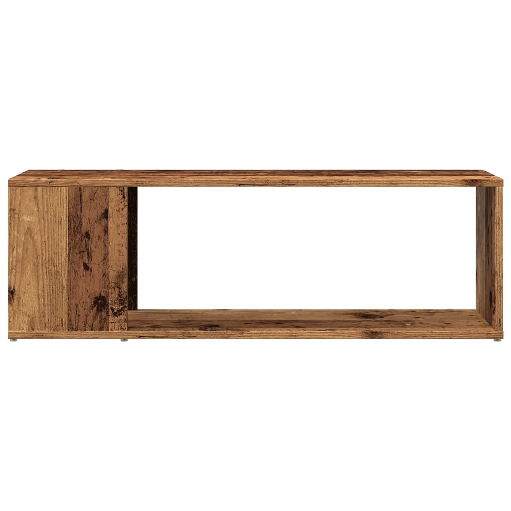 vidaXL TV-Schrank Altholz-Optik 100x24x32 cm Holzwerkstoff