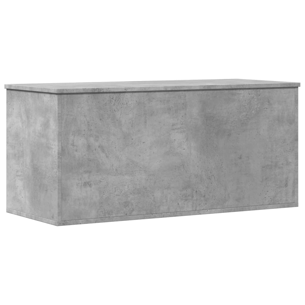 vidaXL Truhe Betongrau 100x42x46 cm Holzwerkstoff