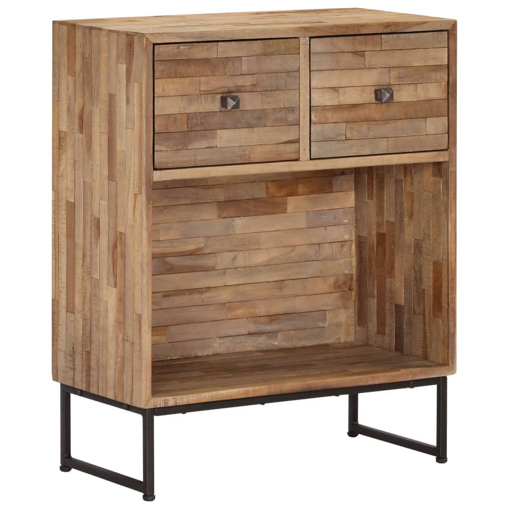 vidaXL Sideboard Recyceltes Teakholz 60x30x75 cm