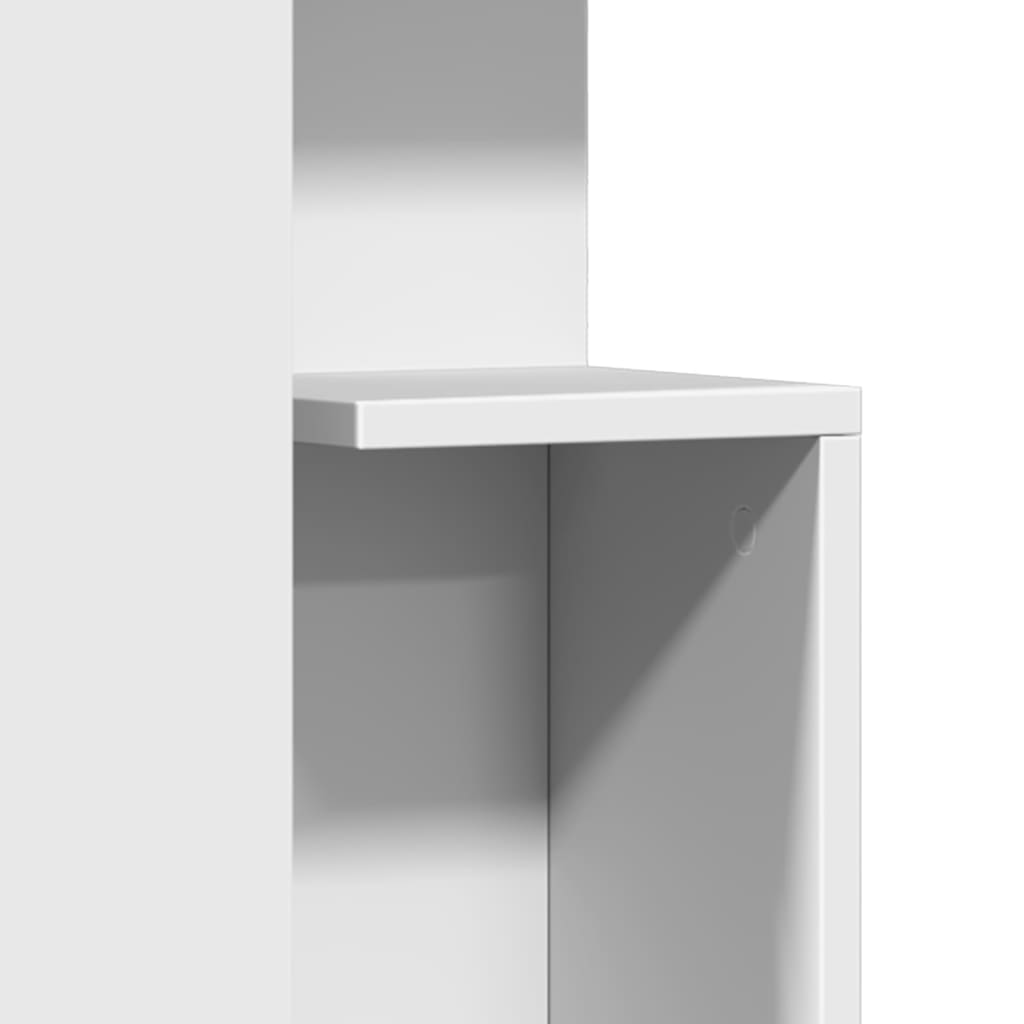 vidaXL Beistelltisch Weiß 35x35x60 cm Holzwerkstoff