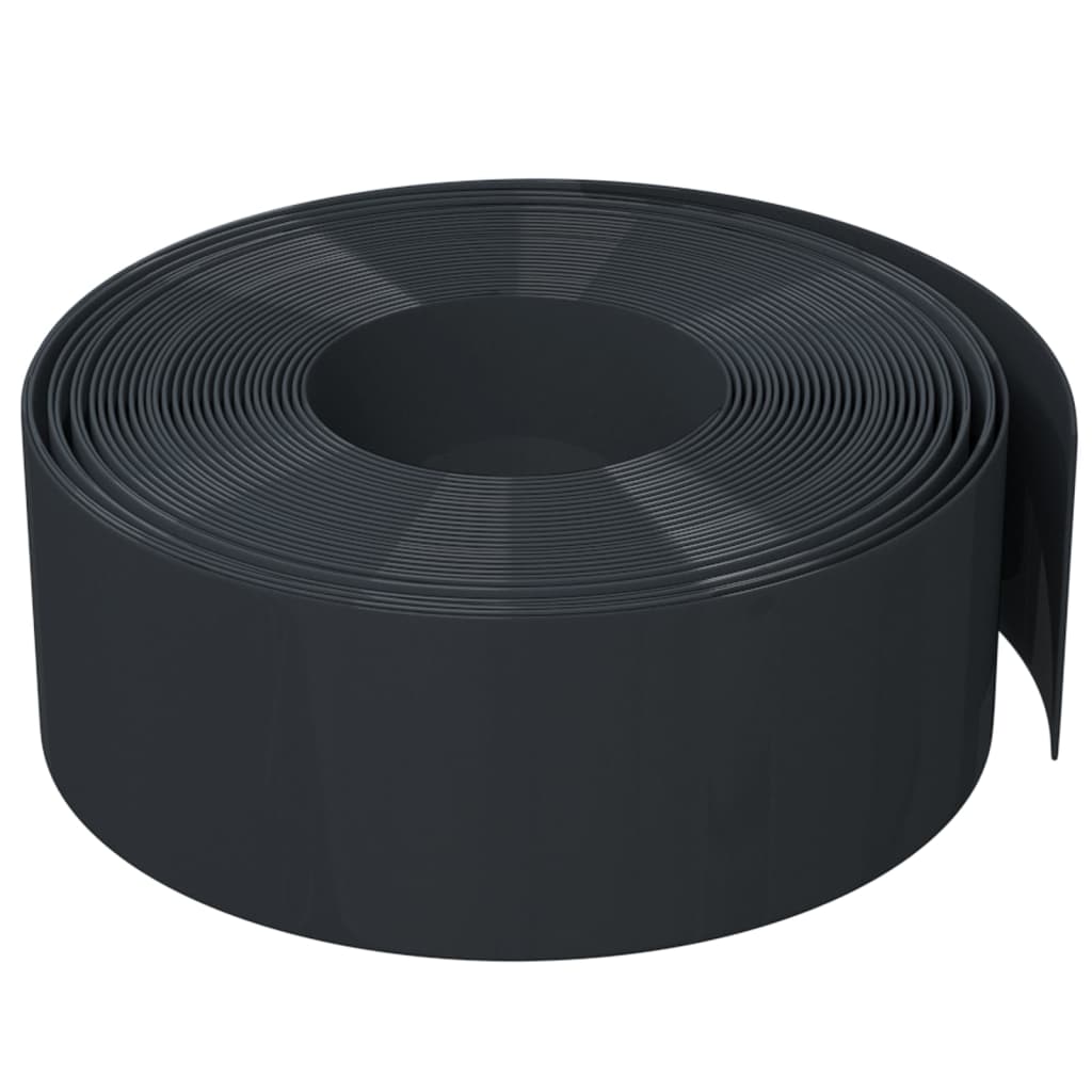 vidaXL Rasenkanten 4 Stk. Schwarz 10 m 20 cm Polyethylen