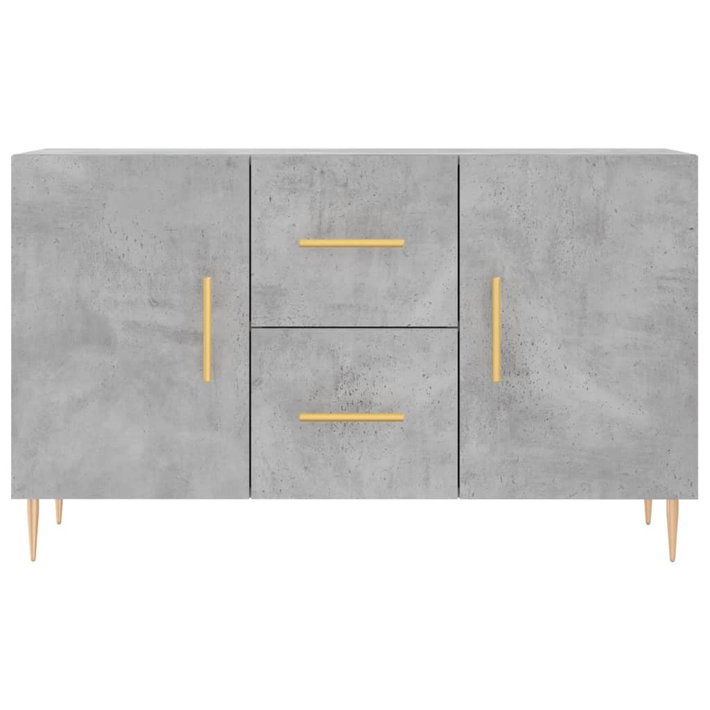 vidaXL Sideboard Betongrau 100x36x60 cm Holzwerkstoff