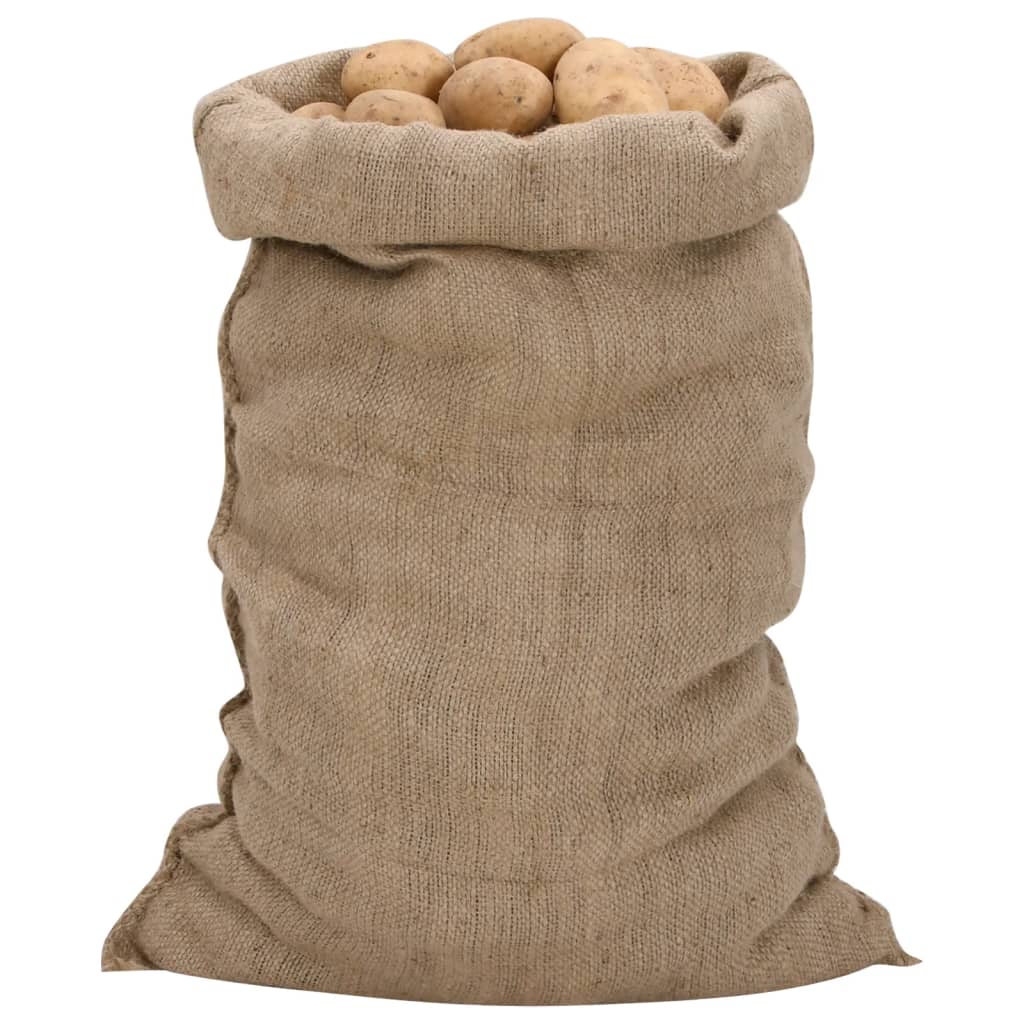 vidaXL Jutesäcke 10 Stk. 60x105 cm 100% Jute 340 g/m²