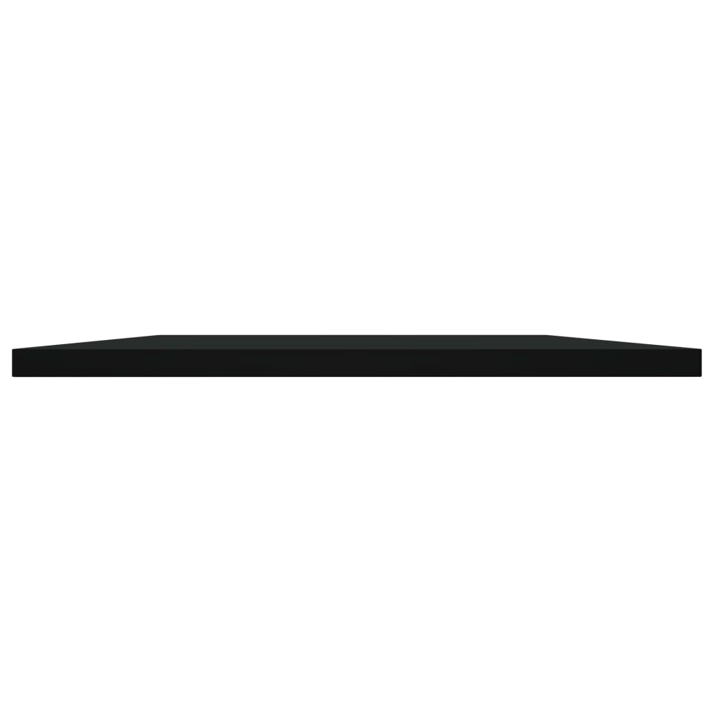 vidaXL Bücherregal-Bretter 4 Stk. Schwarz 100x40x1,5 cm Holzwerkstoff