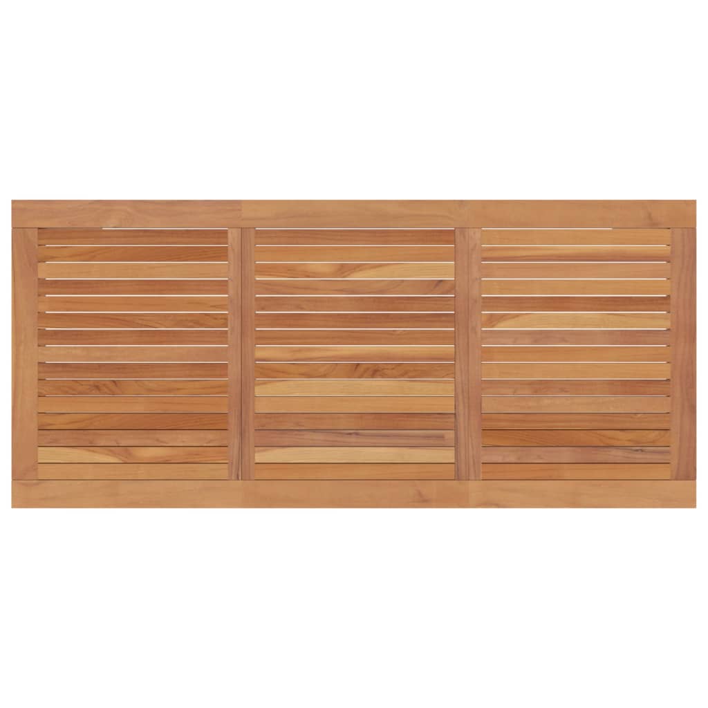 vidaXL Garten-Esstisch 200x90x75 cm Massivholz Teak