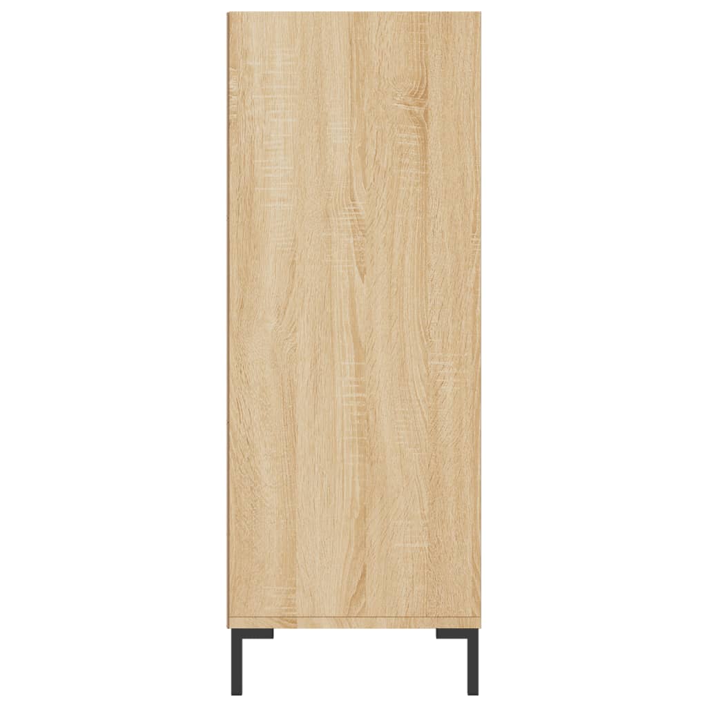 vidaXL Bücherregal Sonoma-Eiche 69,5x32,5x90 cm Holzwerkstoff