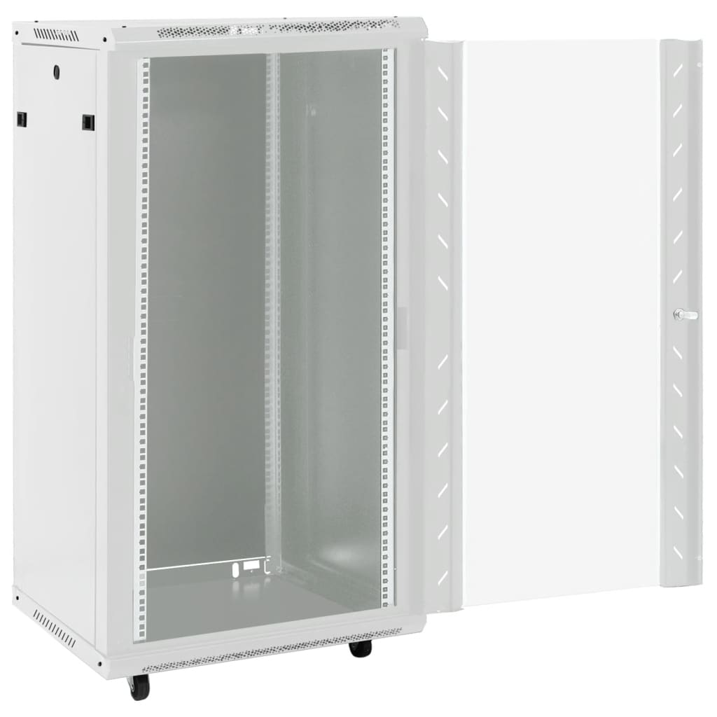 vidaXL 22U Netzwerkschrank 19" IP20 Grau 60x60x120 cm