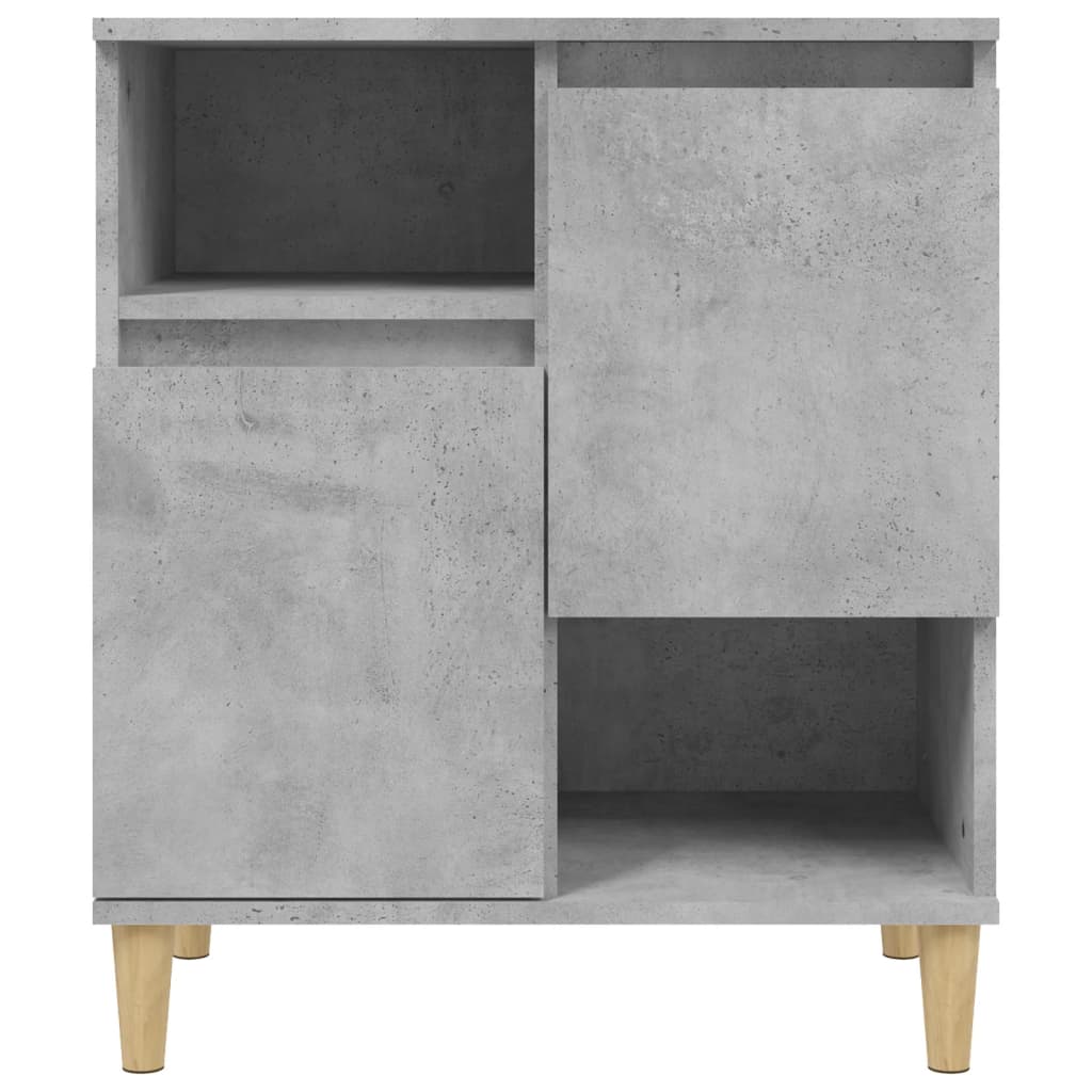 vidaXL Sideboards 2 Stk. Betongrau 60x35x70 cm Holzwerkstoff