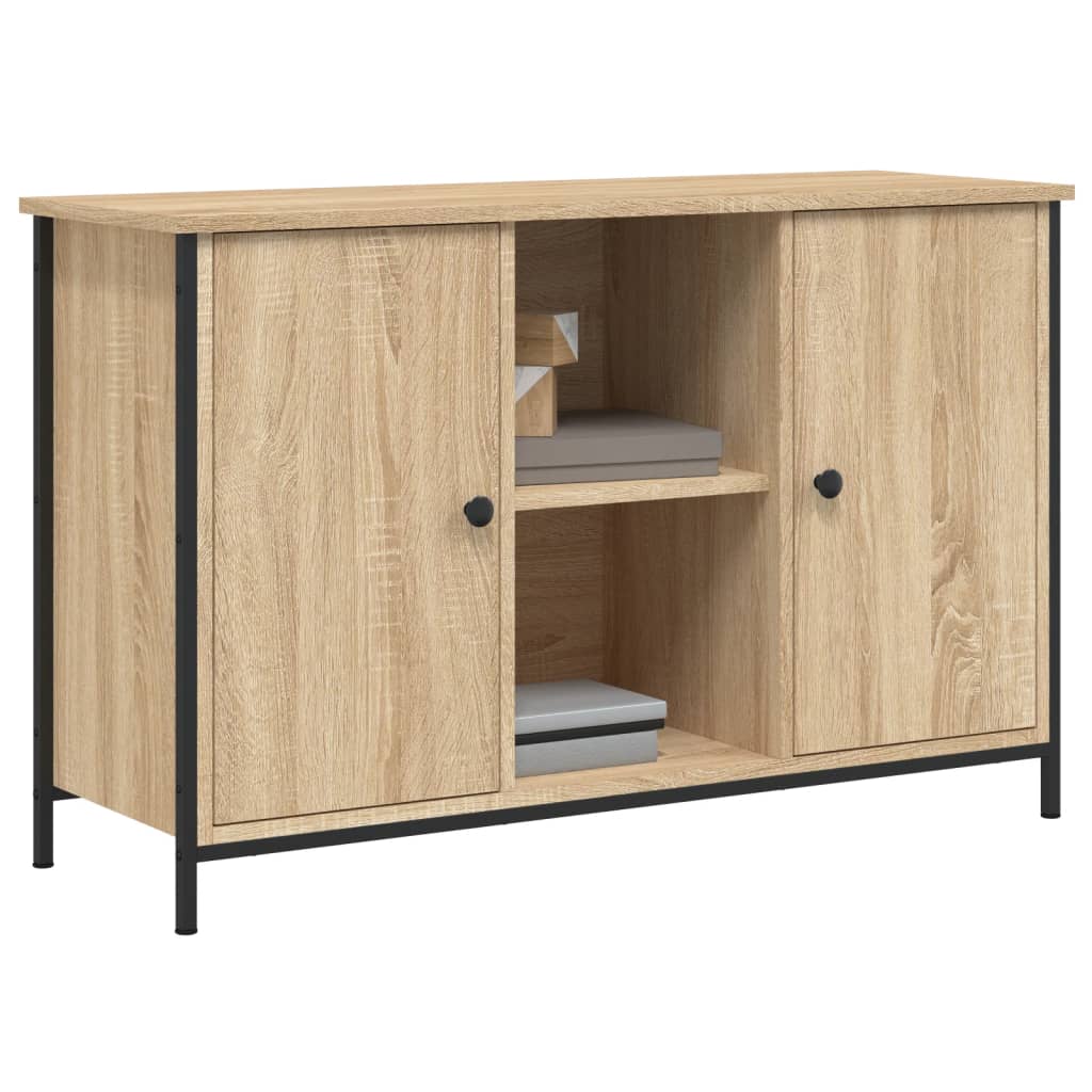 vidaXL TV-Schrank Sonoma-Eiche 100x35x65 cm Holzwerkstoff