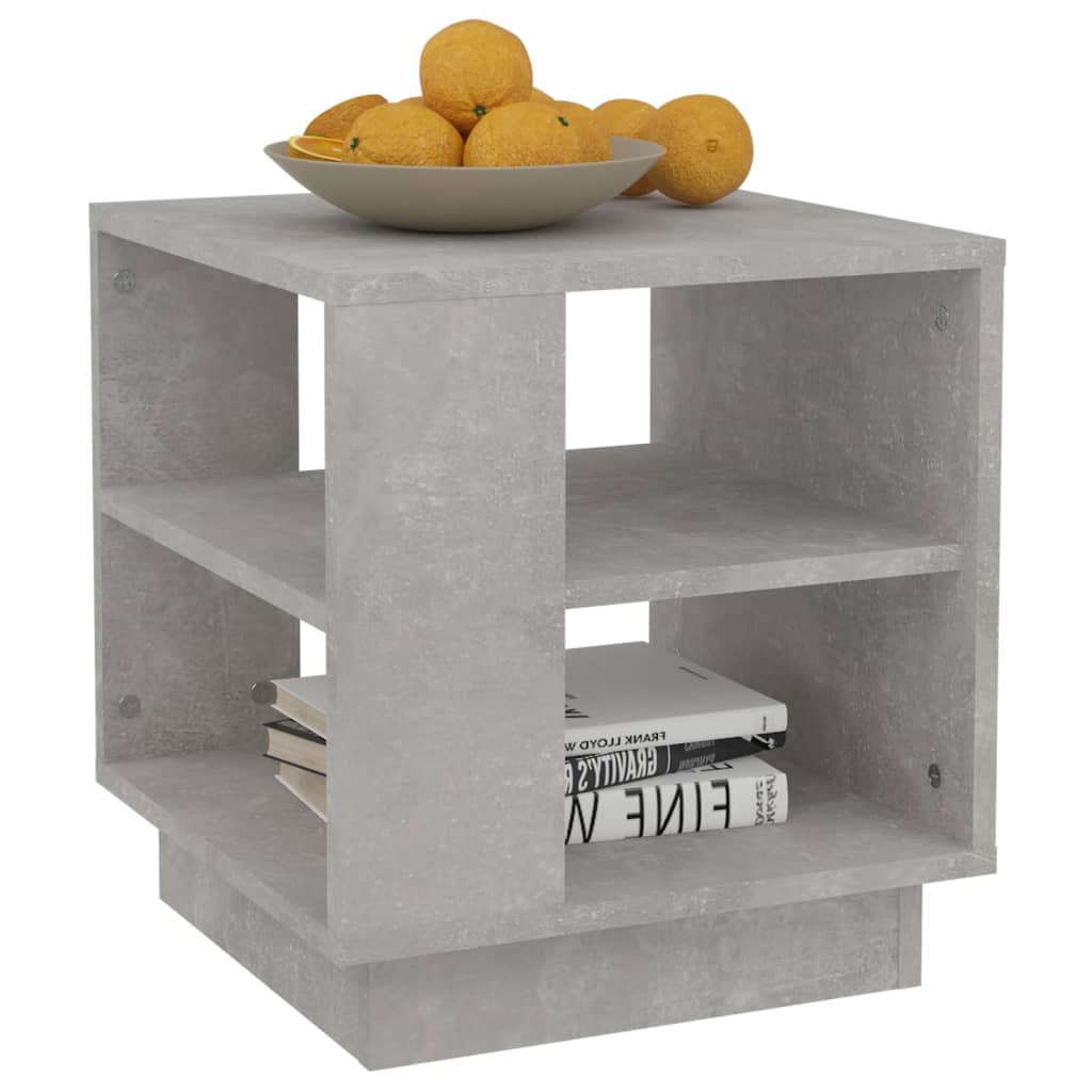 vidaXL Couchtisch Betongrau 40x40x43 cm Holzwerkstoff