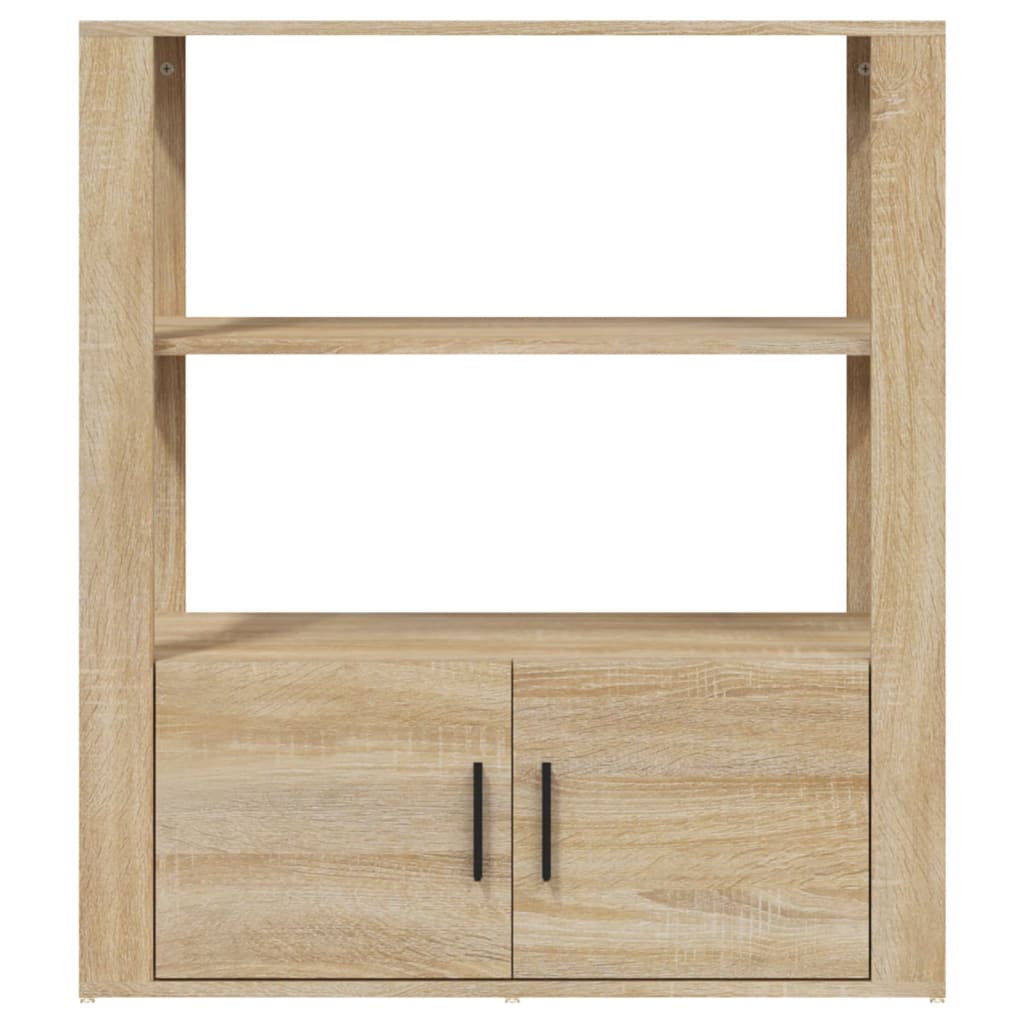 vidaXL Sideboard Sonoma-Eiche 80x30x90 cm Holzwerkstoff