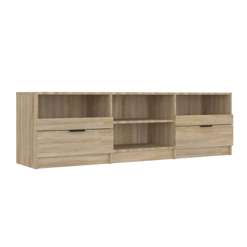 vidaXL TV-Schrank Sonoma-Eiche 150x33,5x45 cm Holzwerkstoff