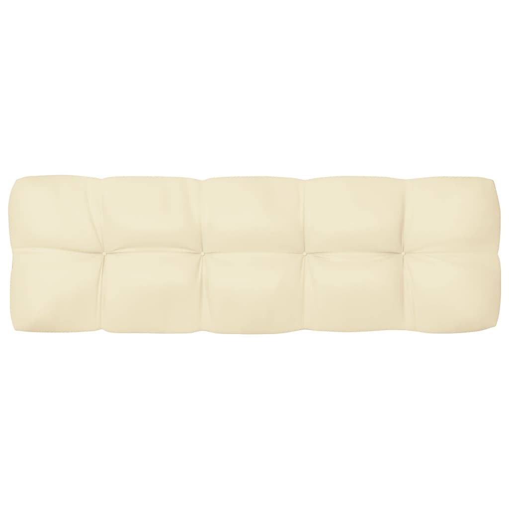 vidaXL Palettensofa-Auflagen 7 Stk. Creme