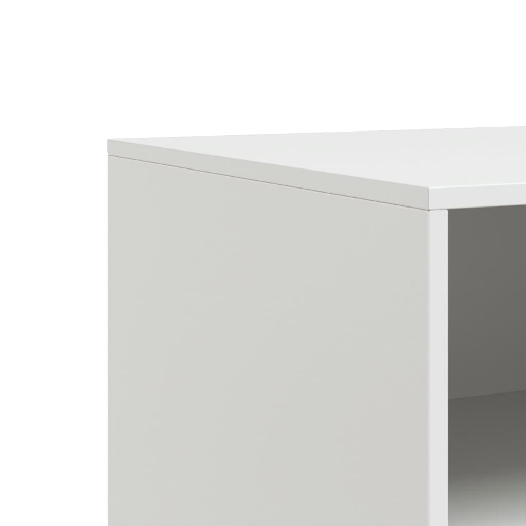 vidaXL TV-Schrank Weiß 67x39x44 cm Stahl