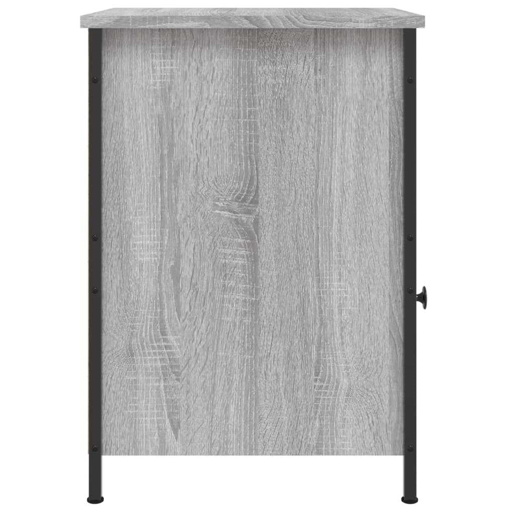 vidaXL Nachttische 2 Stk. Grau Sonoma 40x42x60 cm Holzwerkstoff