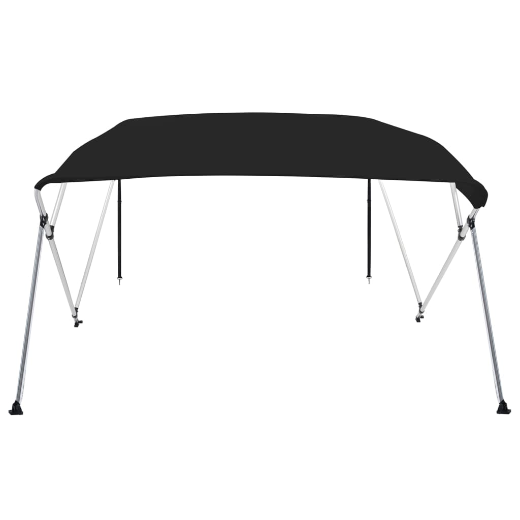 vidaXL 4-Bow Bimini-Top Schwarz 243x210x137 cm