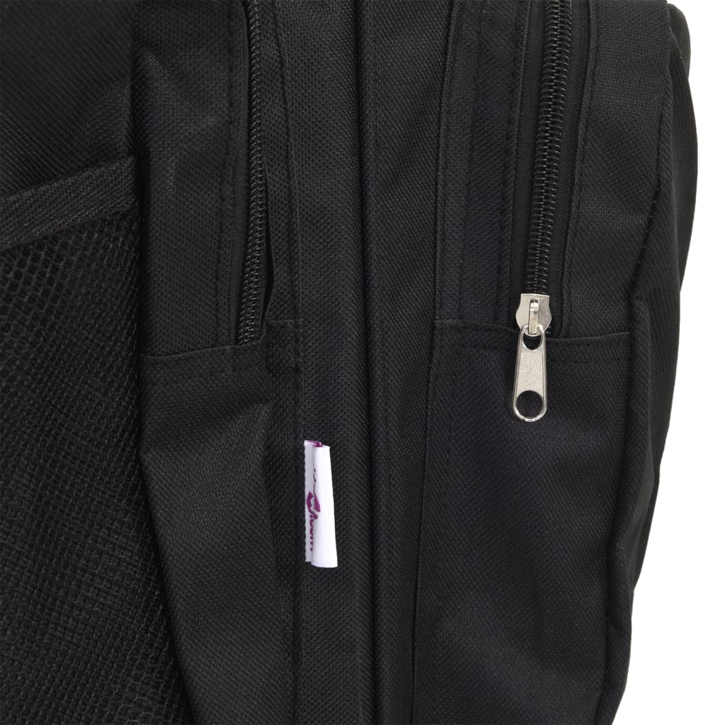 vidaXL Angeltasche Wasserdicht Schwarz Oxford-Gewebe