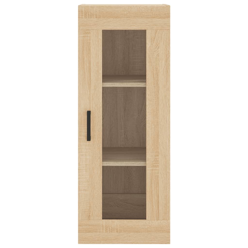 vidaXL Highboard Sonoma-Eiche 34,5x34x180 cm Holzwerkstoff