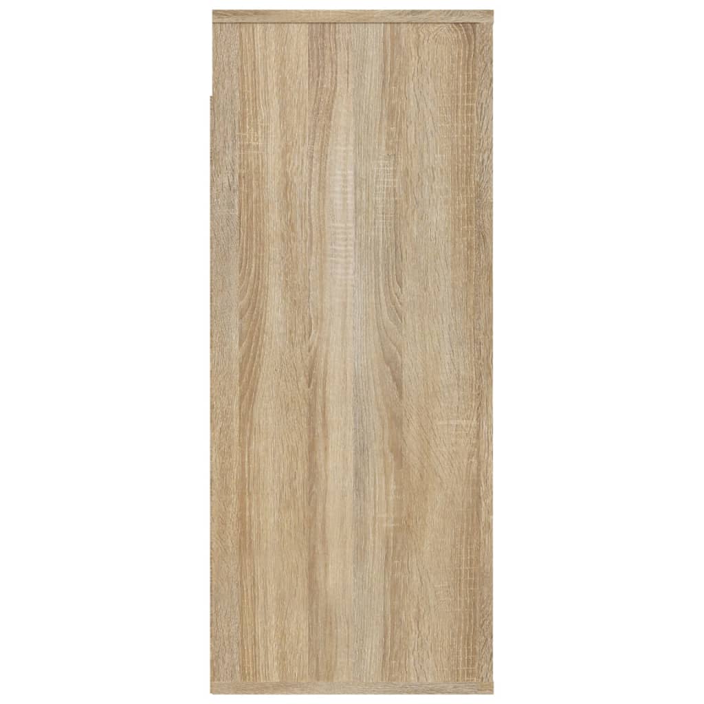 vidaXL Wandschrank Sonoma-Eiche 80x33x80 cm Holzwerkstoff