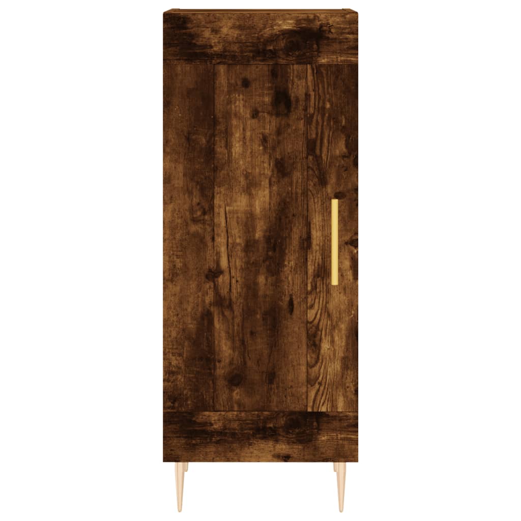 vidaXL Sideboard Räuchereiche 34,5x34x90 cm Holzwerkstoff