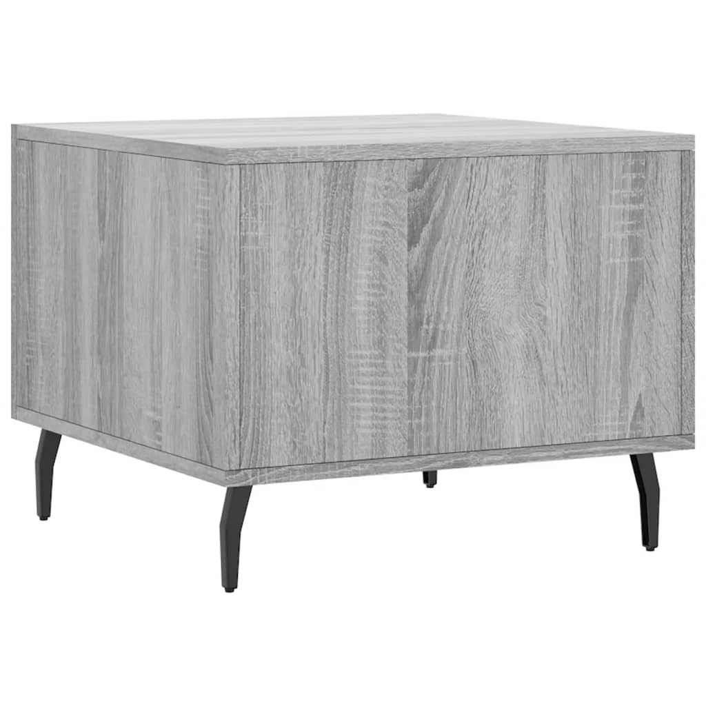 vidaXL Couchtische 2 Stk. Grau Sonoma 50x50x40 cm Holzwerkstoff