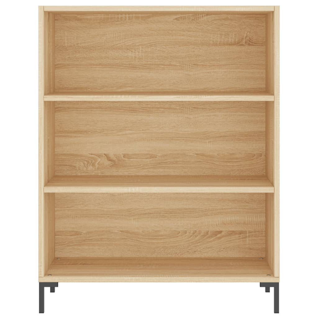 vidaXL Bücherregal Sonoma-Eiche 69,5x32,5x90 cm Holzwerkstoff