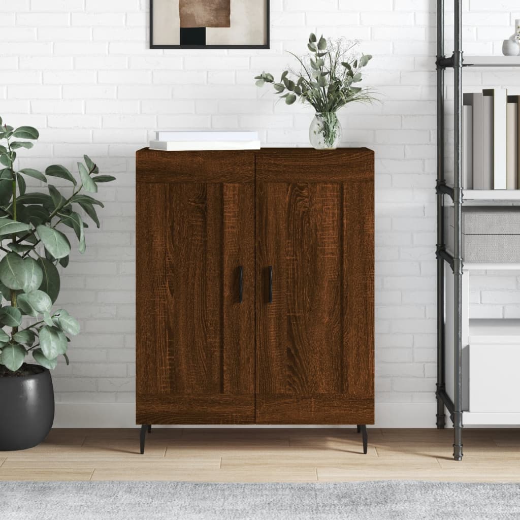 vidaXL Sideboard Braun Eichen-Optik 69,5x34x90 cm Holzwerkstoff