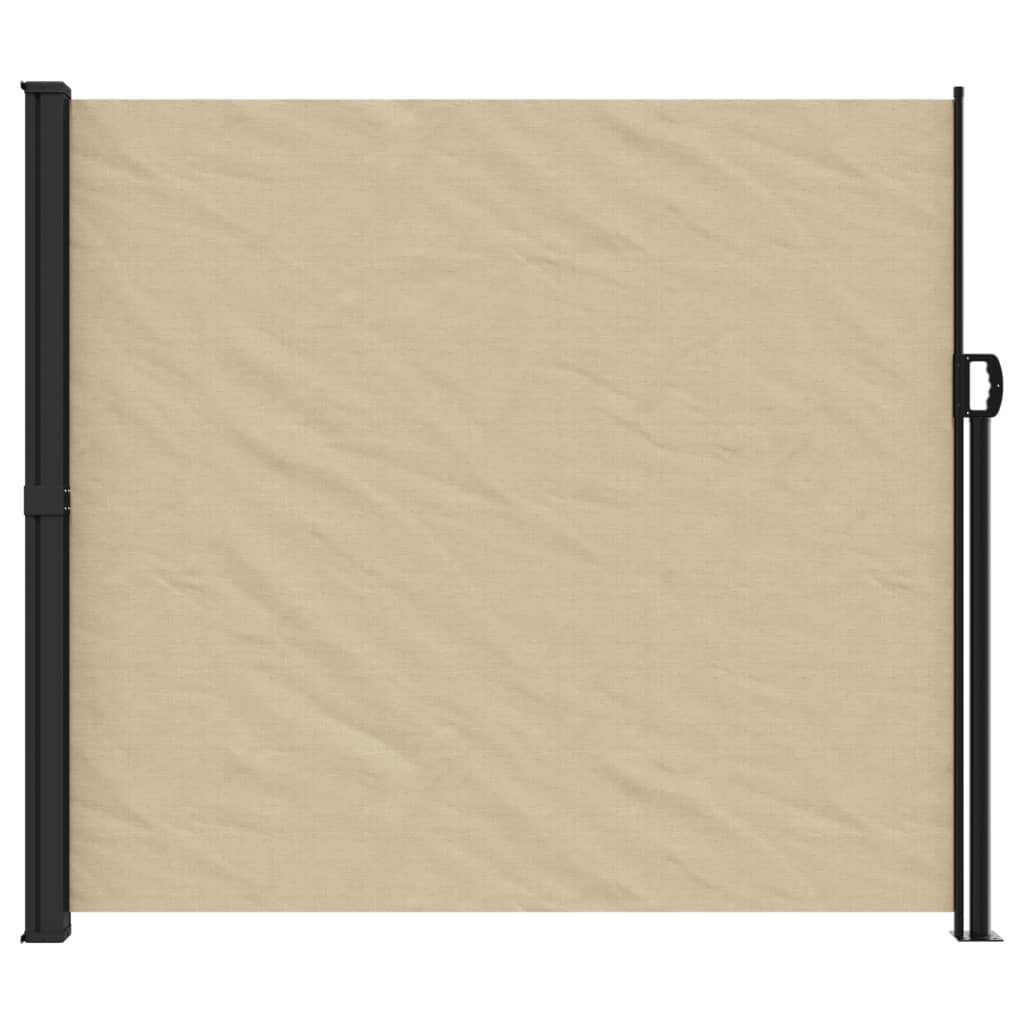 vidaXL Seitenmarkise Ausziehbar Beige 180x300 cm