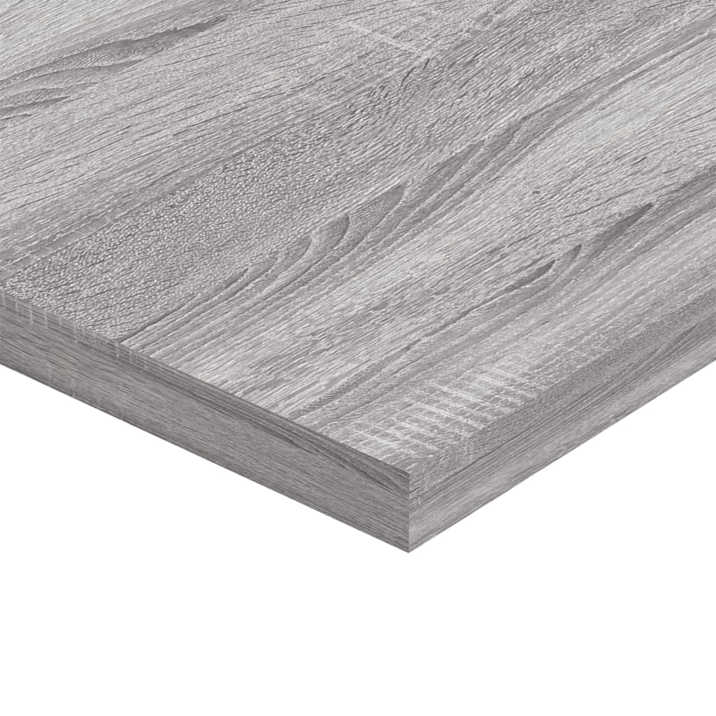 vidaXL Wandregale 4 Stk. Grau Sonoma 40x40x1,5 cm Holzwerkstoff