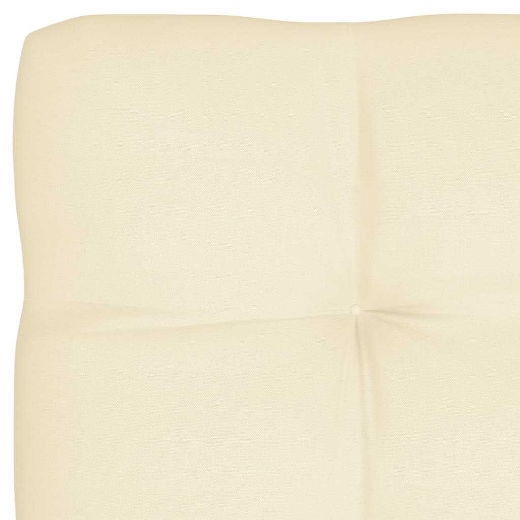 vidaXL Palettensofa-Auflagen 7 Stk. Creme