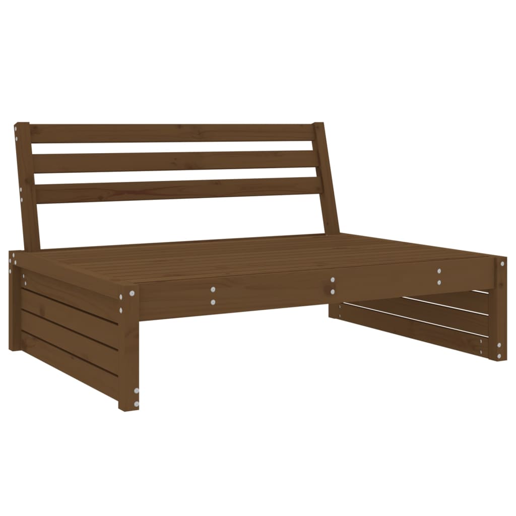 vidaXL 4-tlg. Garten-Lounge-Set Honigbraun Massivholz Kiefer