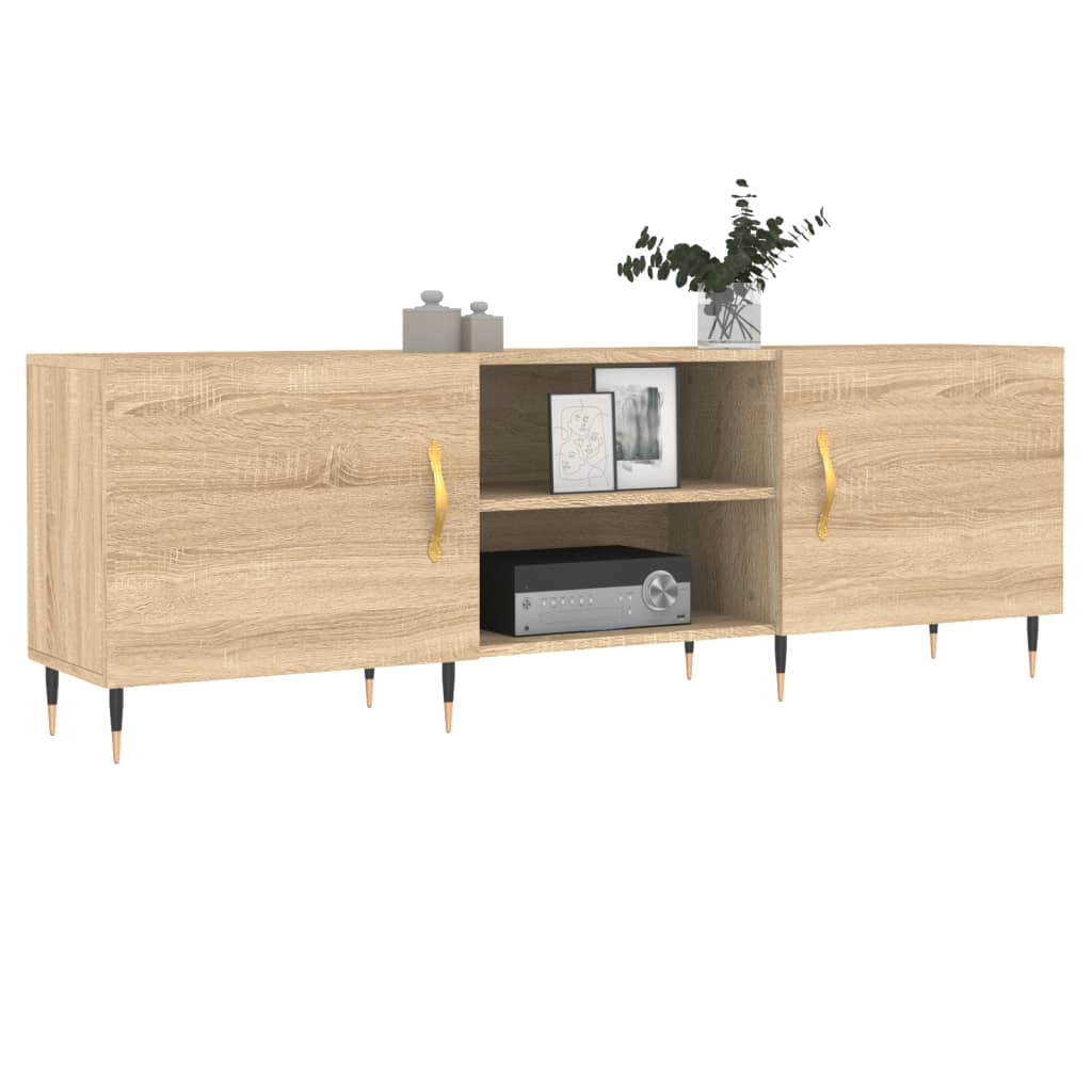 vidaXL TV-Schrank Sonoma-Eiche 150x30x50 cm Holzwerkstoff