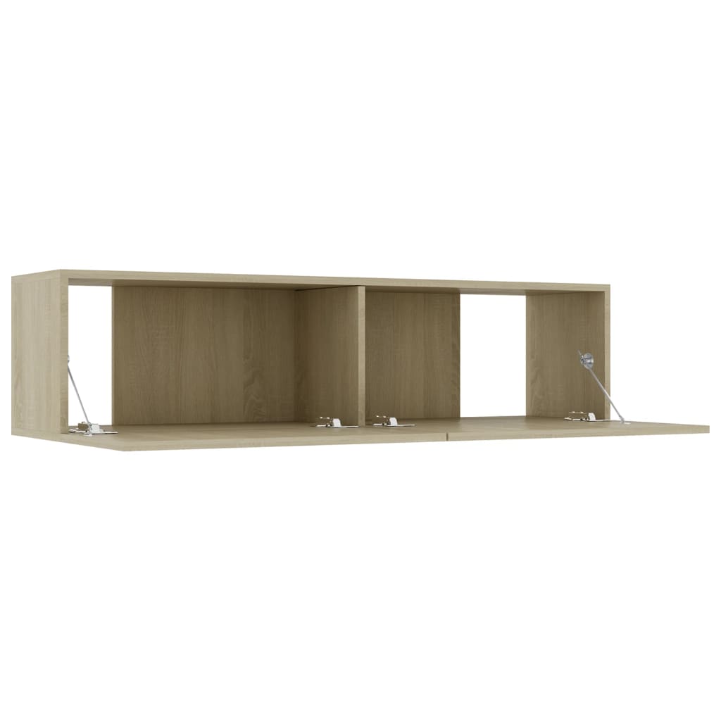 vidaXL TV-Schrank Sonoma-Eiche 120x30x30 cm Holzwerkstoff