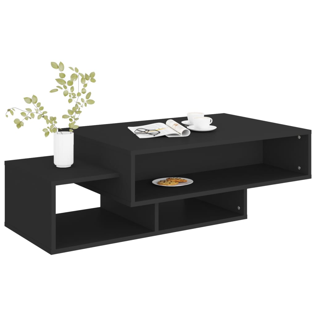 vidaXL Couchtisch Schwarz 105x55x32 cm Holzwerkstoff