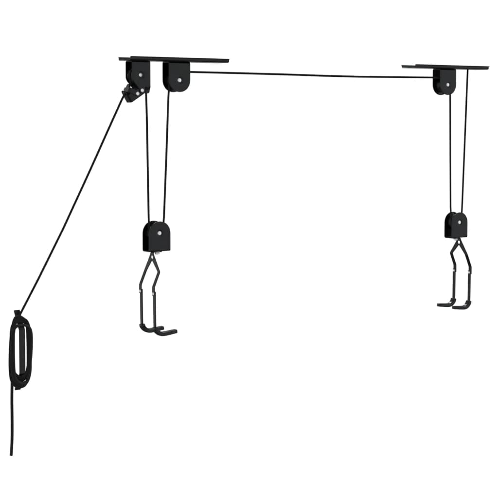 vidaXL Fahrradlifts 2 Stk. Deckenmontage 20 kg