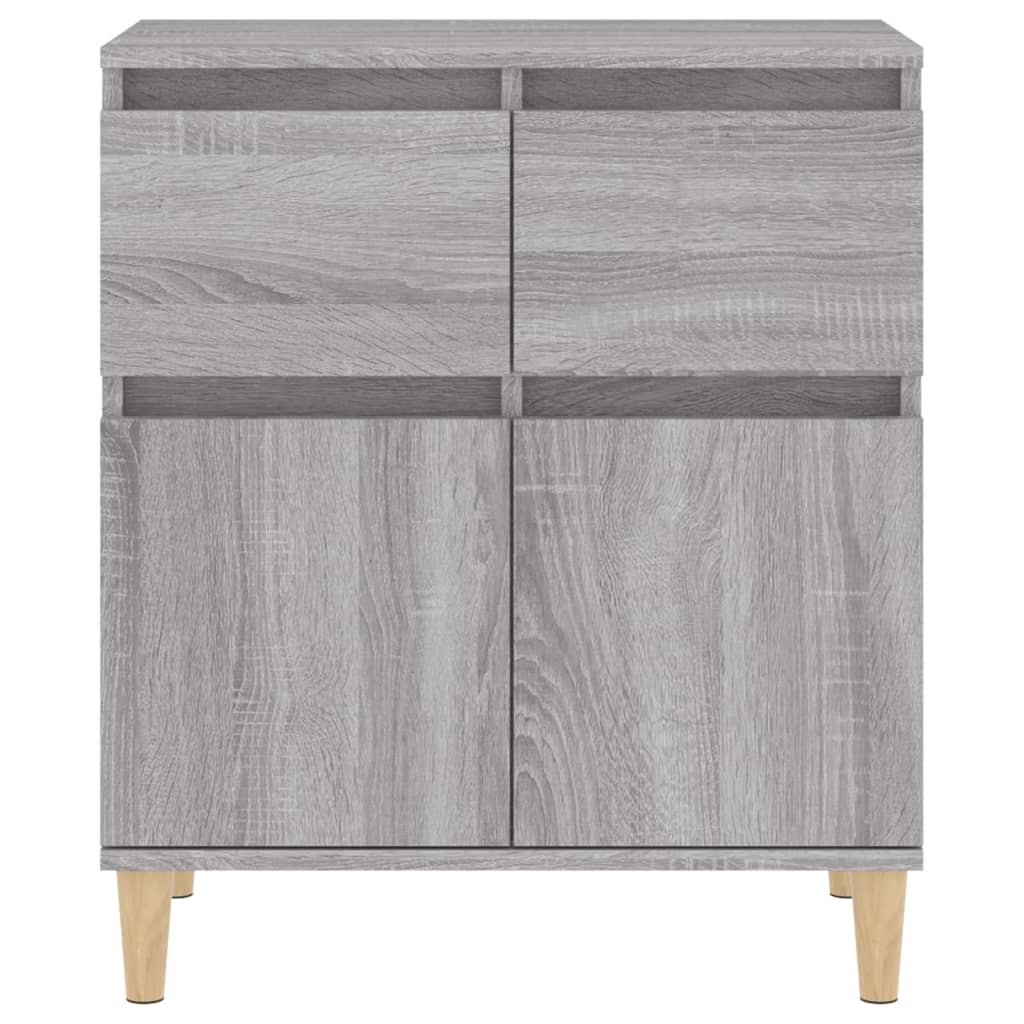 vidaXL Sideboard Grau Sonoma 60x35x70 cm Holzwerkstoff