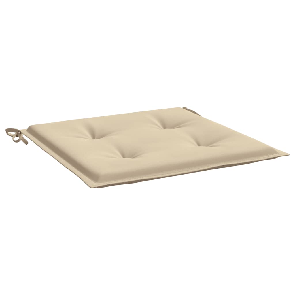 vidaXL Gartenstuhl-Kissen 6 Stk. Beige 50x50x3 cm Oxford-Gewebe