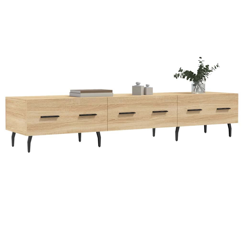 vidaXL TV-Schrank Sonoma-Eiche 150x36x30 cm Holzwerkstoff