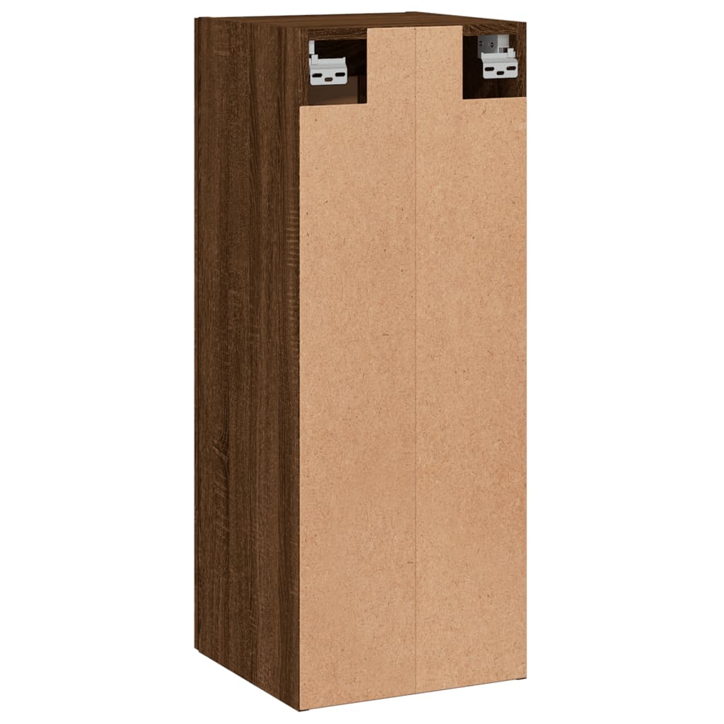 vidaXL Wandschrank Braun Eichen-Optik 34,5x34x90 cm Holzwerkstoff