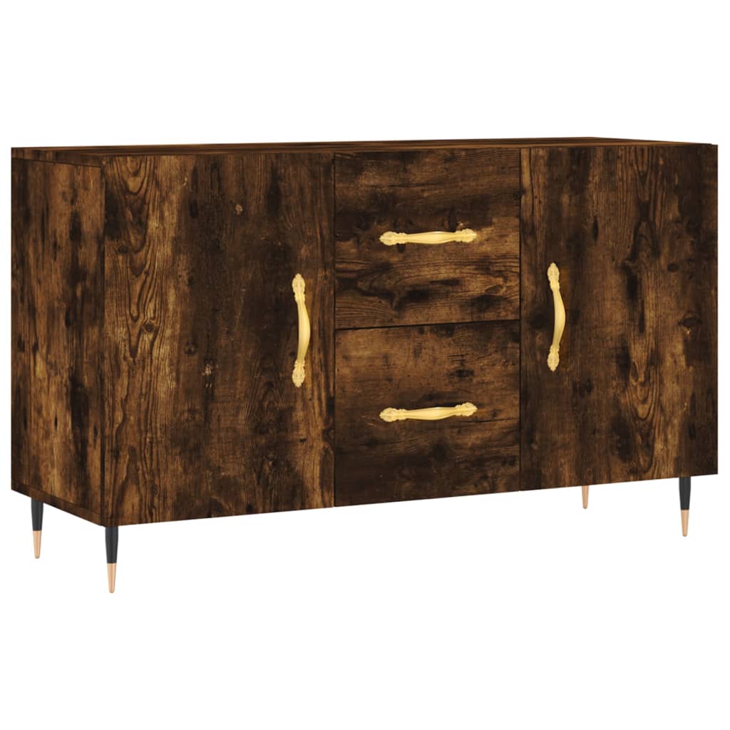 vidaXL Sideboard Räuchereiche 100x36x60 cm Holzwerkstoff