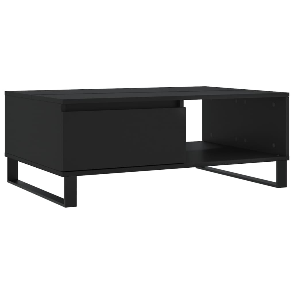 vidaXL Couchtisch Schwarz 90x60x35 cm Holzwerkstoff