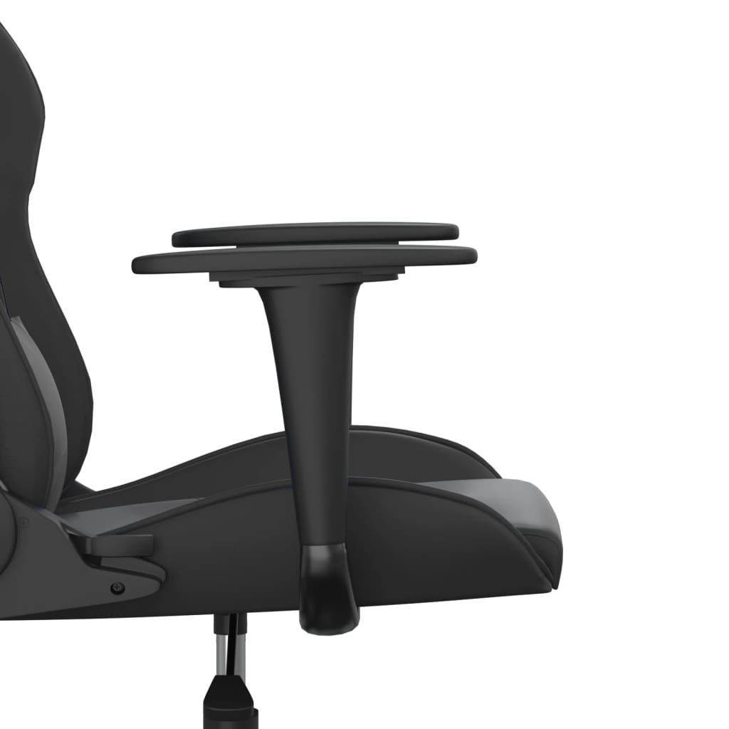 vidaXL Gaming-Stuhl mit Massagefunktion Schwarz Kunstleder