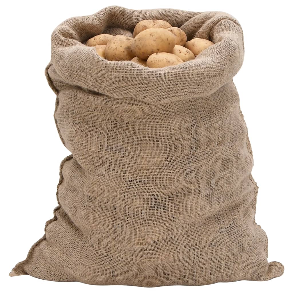 vidaXL Jutesäcke 5 Stk. 60x105 cm 100% Jute 220 g/m²