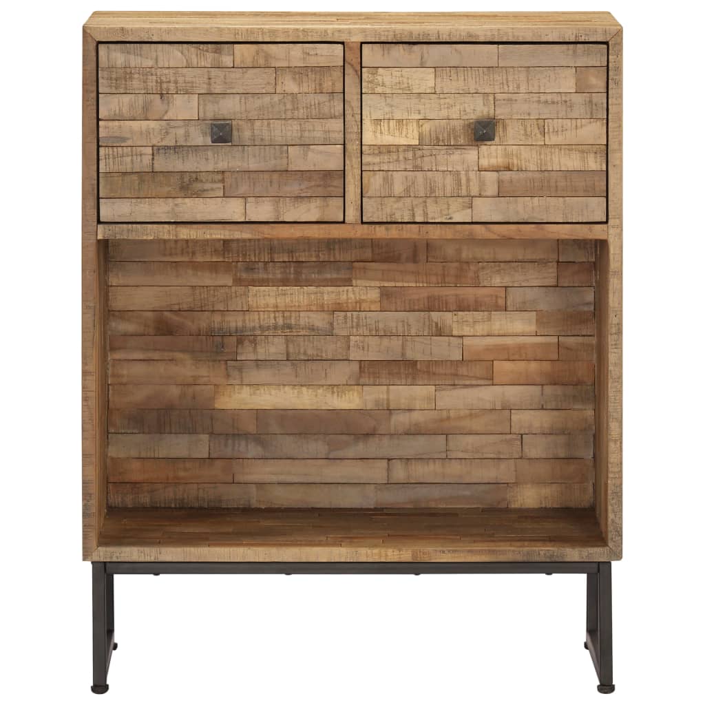 vidaXL Sideboard Recyceltes Teakholz 60x30x75 cm