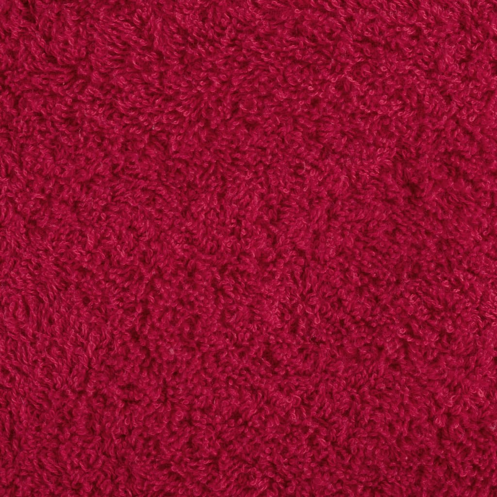 vidaXL Premium-Handtücher SOLUND 10 Stk. Rot 50x100 cm 600 g/m²