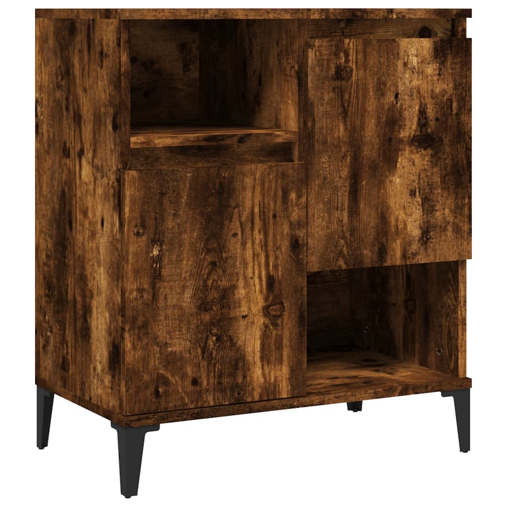 vidaXL Sideboard Räuchereiche 60x35x70 cm Holzwerkstoff