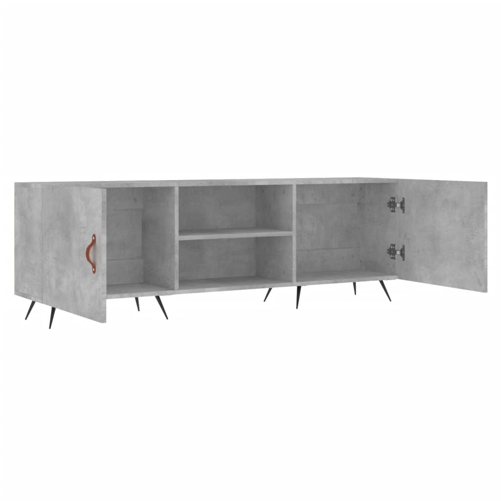 vidaXL TV-Schrank Betongrau 150x30x50 cm Holzwerkstoff