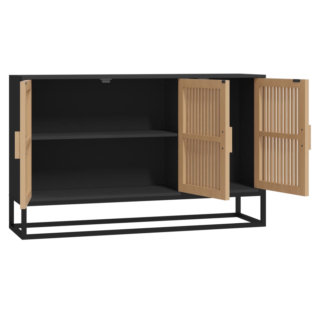 vidaXL Sideboard Schwarz 105x30x65 cm Holzwerkstoff