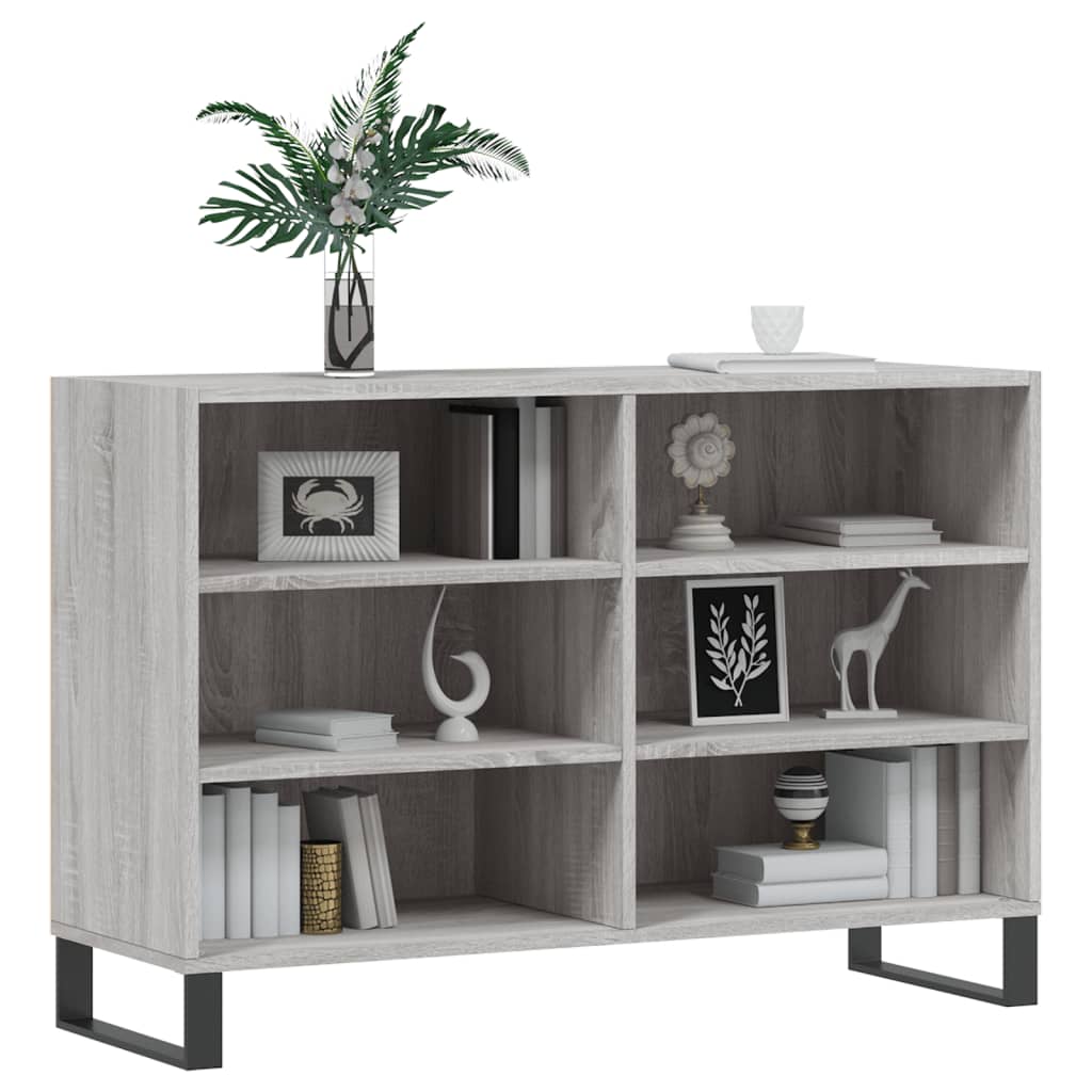 vidaXL Sideboard Grau Sonoma 103,5x35x70 cm Holzwerkstoff